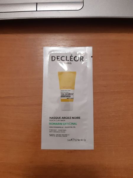 Decleor Маска для обличчя з чорної глини Rosemary Officinalis Black Clay Mask (саше 5 мл) MC-00606 фото