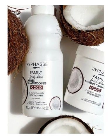 Byphasse Family Fresh Delice Conditioner Кондиціонер для фарбованого волосся з кокосом MC-RP36335 фото