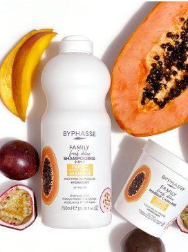 BYPHASSE Family Fresh Delice 2 в 1 папайя, маракуйя, манго Шампунь для всіх типів волосся MC-RP36332 фото