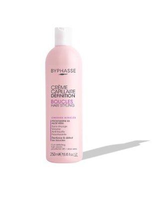 Живильний крем для в'юнкого волосся з провітаміном B5 і алое вера Byphasse Activ Curl Defining Hair Cream Provitamin B5 & Aloe Vera 44701 фото