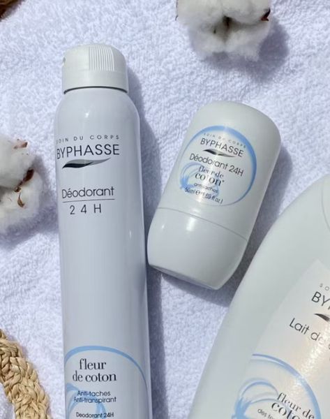 Роликовий дезодорант з бавовною Byphasse 48H Cotton Flower Deodorant 42979 фото