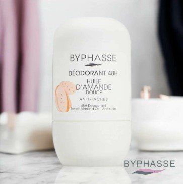 Дезодорант роликовий BYPHASSE 48 годин Олія солодкого мигдалю RP42980 фото
