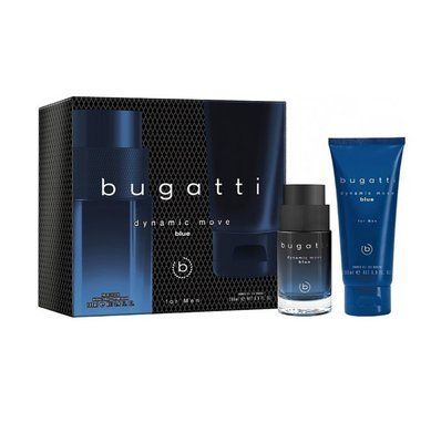 Bugatti Dynamic Move Blue Набір (edt/100ml + sh/gel/200ml) 41251 фото